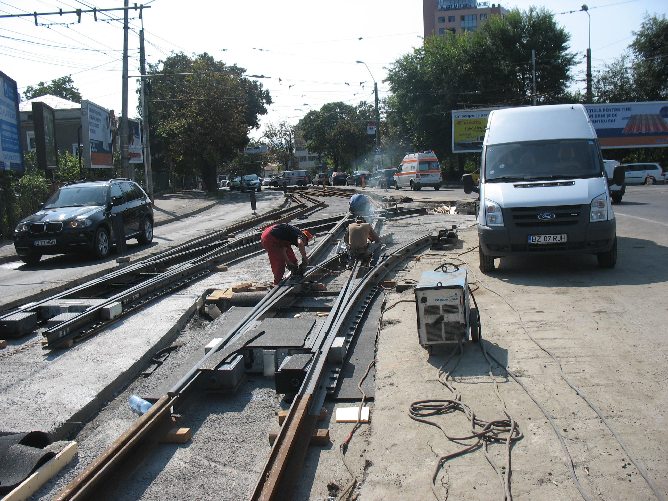 Reîncep lucrările de modernizare a infrastructurii de tramvai Iași - Dancu