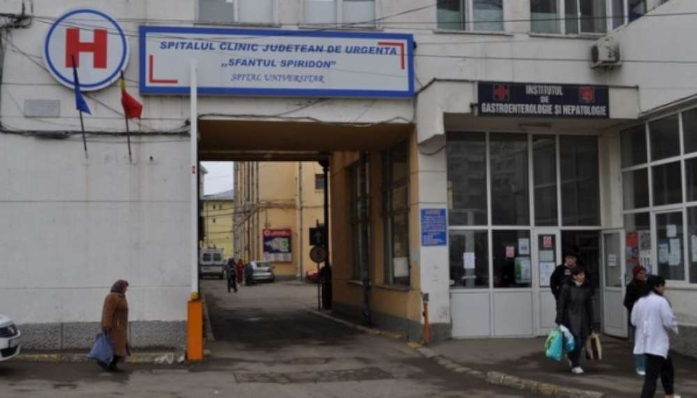Alertă de COVID-19 la Spitalul Sf. Spiridon. S-a inchis Sectia de Gastroenterologie  dupa ce 16 medici si asistenti au intrat în izolare