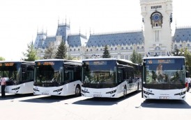 Ultimul lot de 11 autobuze noi a ajuns în depoul Companiei de Transport Public Iași