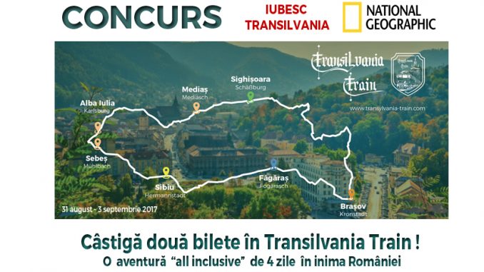 Concurs: Iubesc Transilvania. Patru zile de plimbare cu trenul si vizite la cetatile din Sighisoara, Sibiu si Alba Iulia