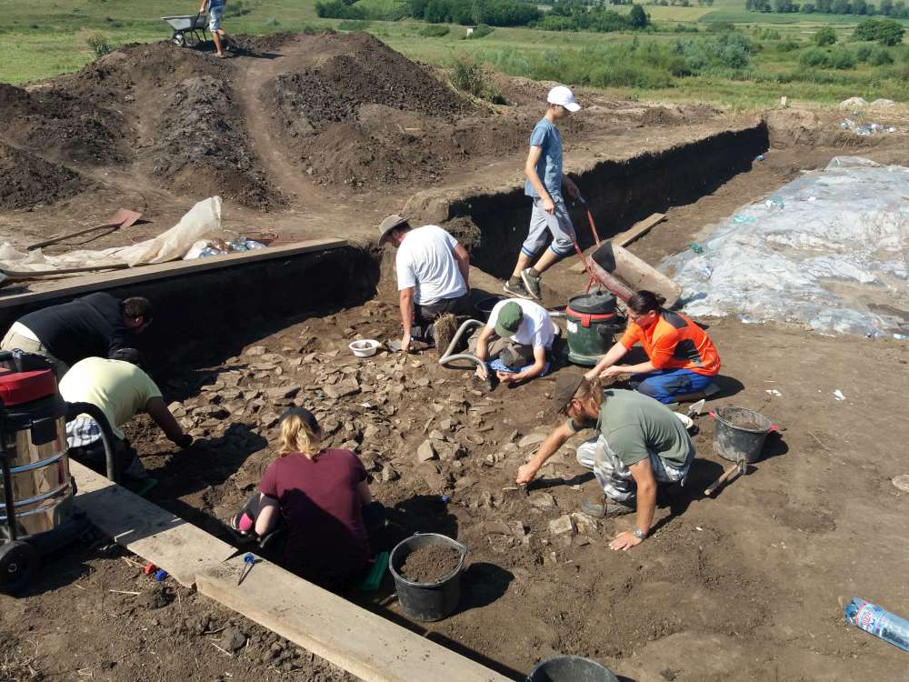 Săpături sistematice desfășurate in situl eneolitic de la Scânteia, impreuna cu arheologi din Nurnberg