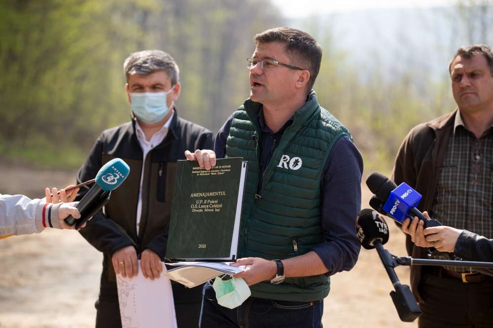 Documente ilegale, la baza tăierilor din pădurea Dobrovăț. Costel Alexe, în capul listei de vinovați