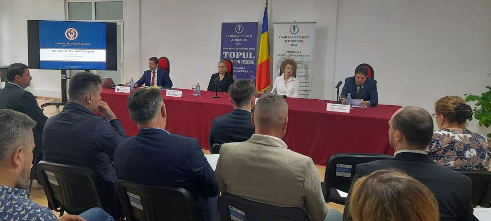Expertii FBI pentru Romania si Republica Moldova trag un semnal de alarma la Iasi cu privire la persistența fenomenului coruptiei din institutii