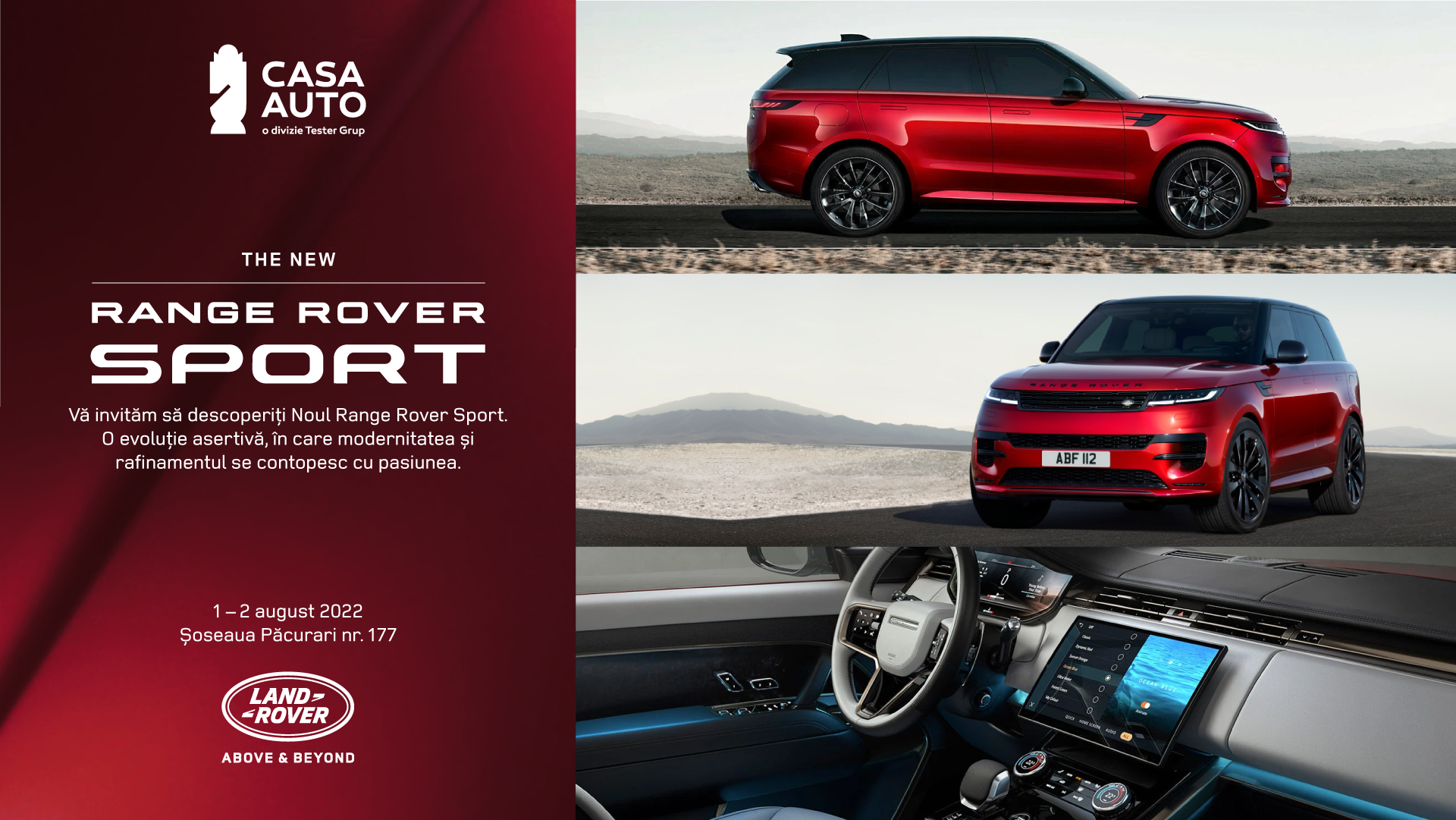 În Premiera la Iasi, lansarea Noului Range Rover Sport