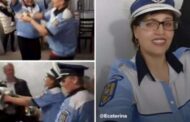 VIDEO. Doua femei s-au imbrăcat in uniforme reale de politist la o nunta, pentru „dansul gainii”. IPJ Vaslui a deschis o ancheta