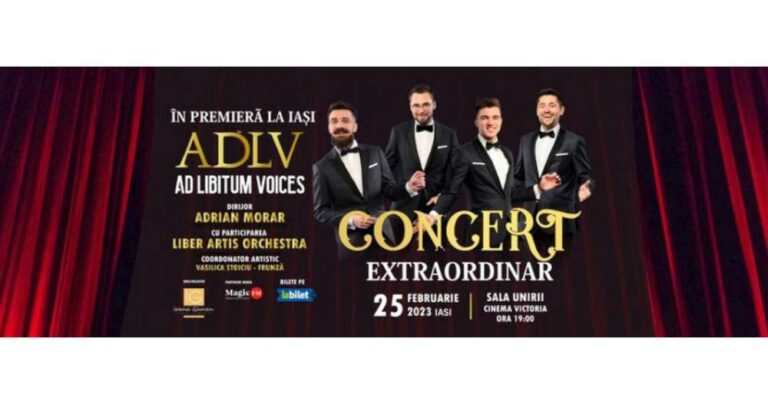 Spectacol eveniment Ad Libitum Voices si Liber Artis Orchestra in premiera la Iasi