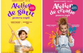 Activitati educative pentru copii, in aceasta duminica, la Family Market: Atelier de Creatie in Bucium si Atelier de Gatit la Miroslava