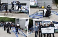 O echipa de studenti de la Facultatea de Constructii din Iasi a construit cel mai usor si rezistent pod la o competitie internationala organizata in Turcia