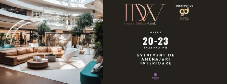 Interior Design Week revine la Palas Iași cu patru zile de inovație și inspirație în amenajările interioare
