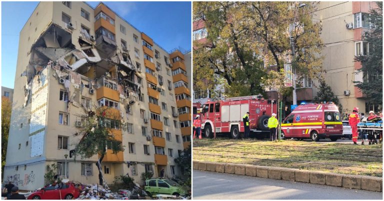 Cutremurator! Doua dintre victimele tragediei din Capitala au fost proiectate de suflul exploziei, zeci de metri prin aer, in blocul invecinat, si strivite de fatada acestuia
