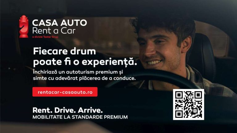 CASA AUTO lansează divizia RENT A CAR RENT • DRIVE • ARRIVE – Servicii premium de mobilitate pe termen scurt și mediu